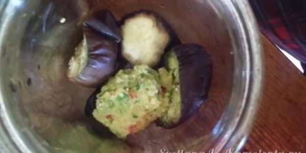 баклажаны маринованные с цветной капустой и гогошарами