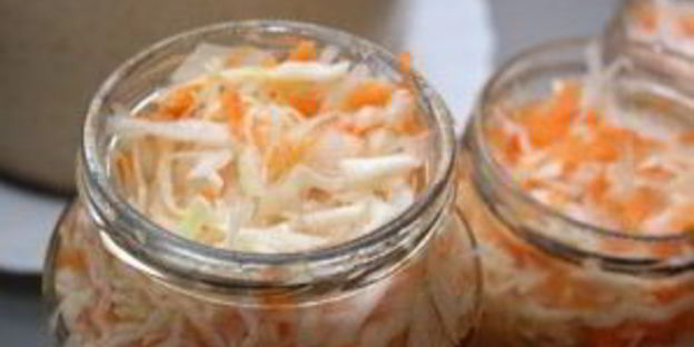 быстрая маринованная капуста острая