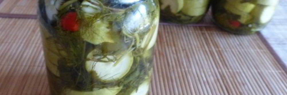Кабачки маринованые