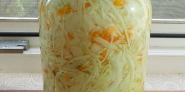 капуста маринованная с лимонной кислотой и кориандром