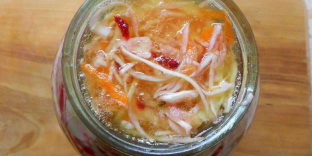 капуста маринованная со свеклой