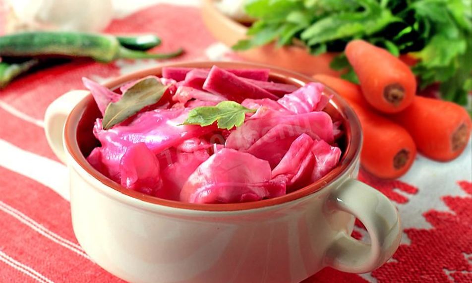 Рецепт капусты провансаль со свеклой