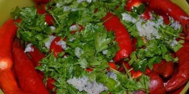 маринованный горький перец