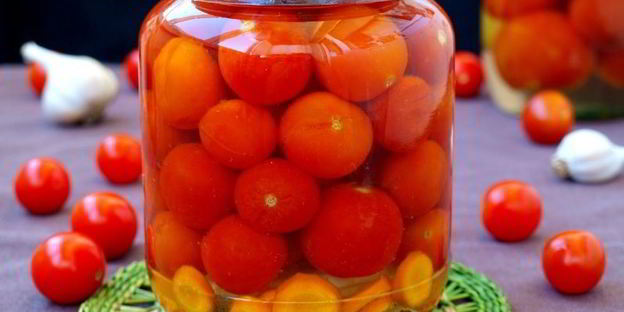 маринованные черри с луком и морковью