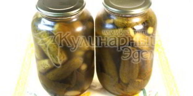 маринованные хрустящие огурчики на зиму