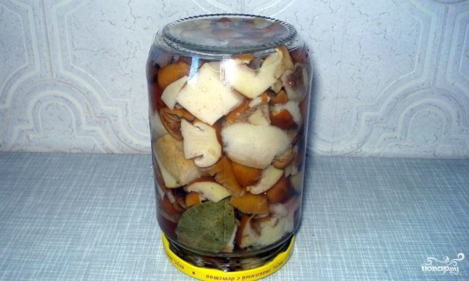 Рецепт маринованных маслят без уксуса