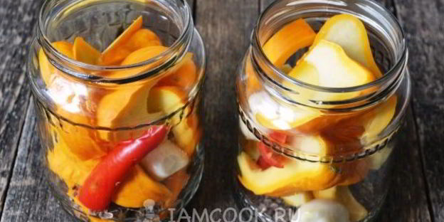 маринованные патиссоны без стерилизации