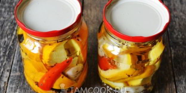 маринованные патиссоны без стерилизации