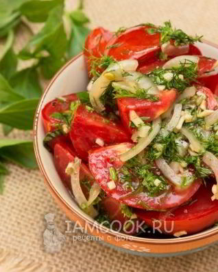 Маринованные с медом помидоры