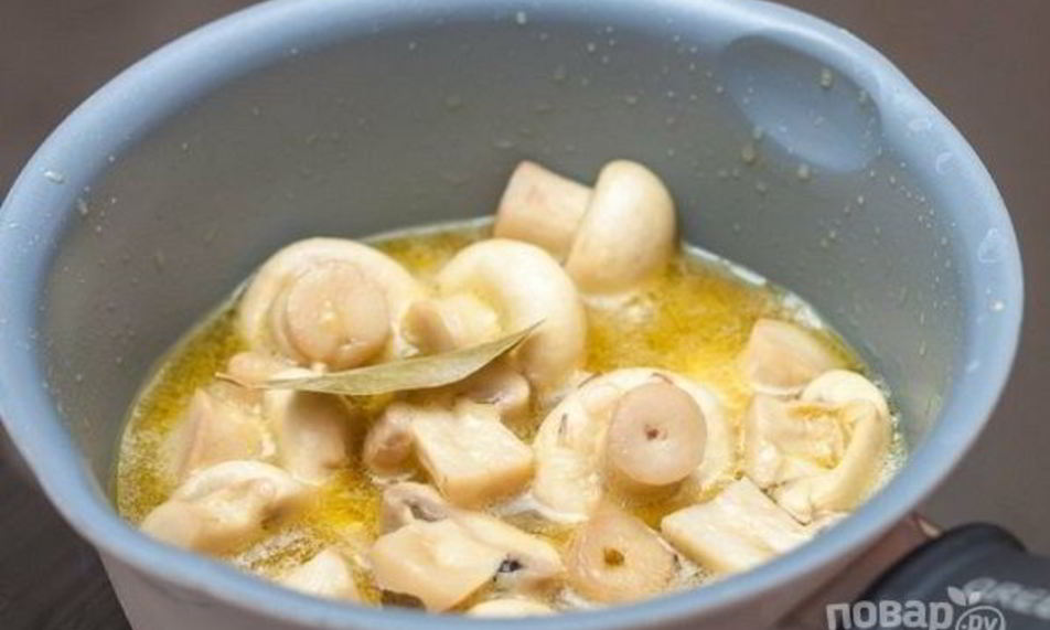 Рецепт маринованных шампиньонов за 7 минут