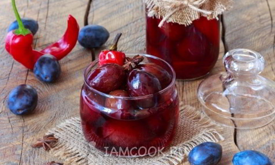 Рецепт маринованных слив угорка
