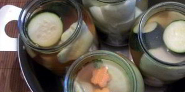 патиссоны, маринованные быстро