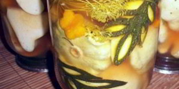 патиссоны, маринованные быстро