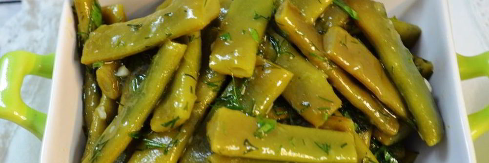 Зеленая фасоль маринованная