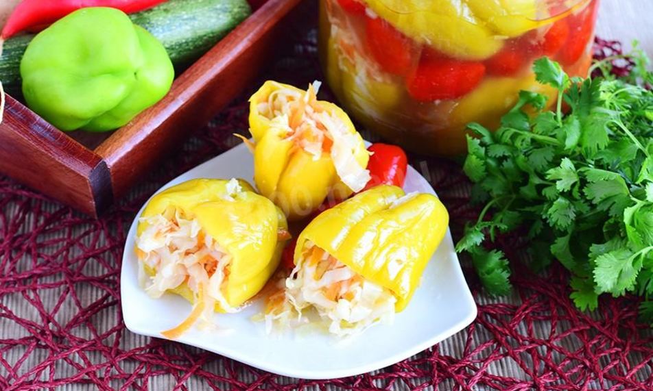Рецепт перца фаршированного овощами на зиму по-болгарски