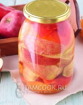 Перец с яблоками на зиму