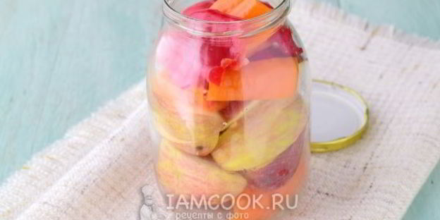 перец с яблоками на зиму