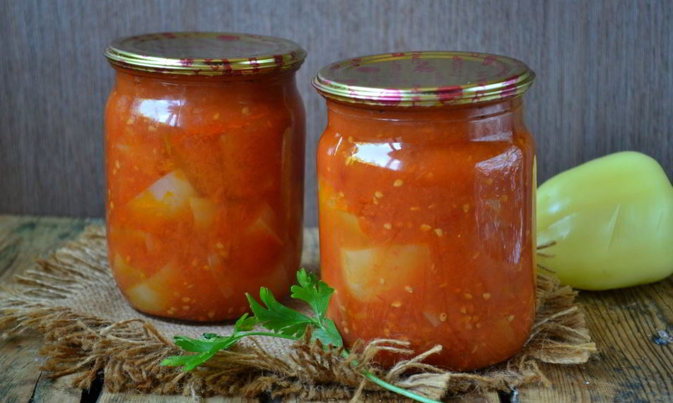 Рецепт перца в томатном соке на зиму