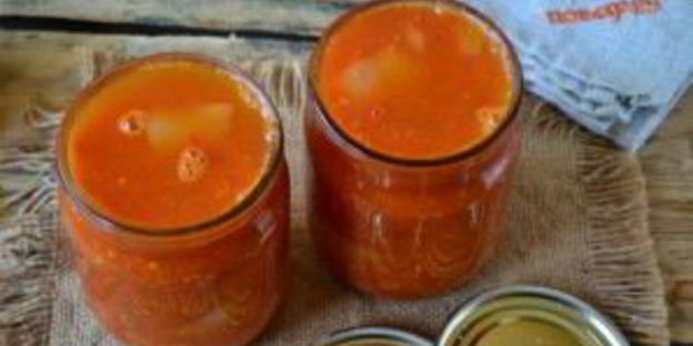 перец в томатном соке на зиму