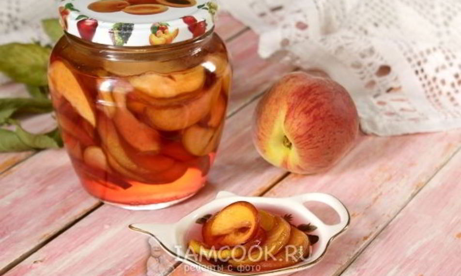 Рецепт персиков в собственном соку на зиму