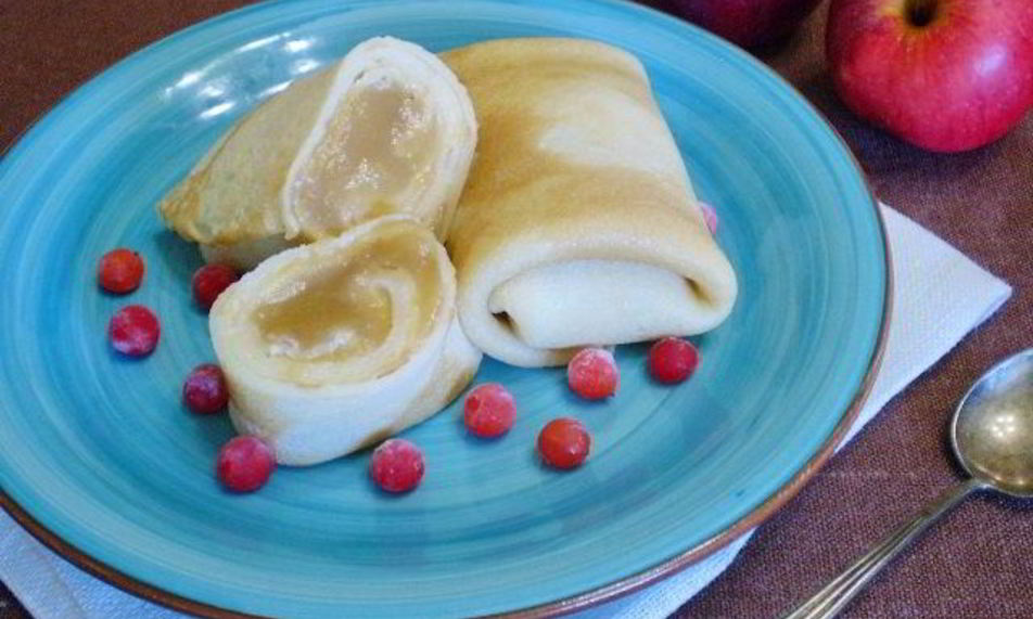 Рецепт блинчиков с повидлом