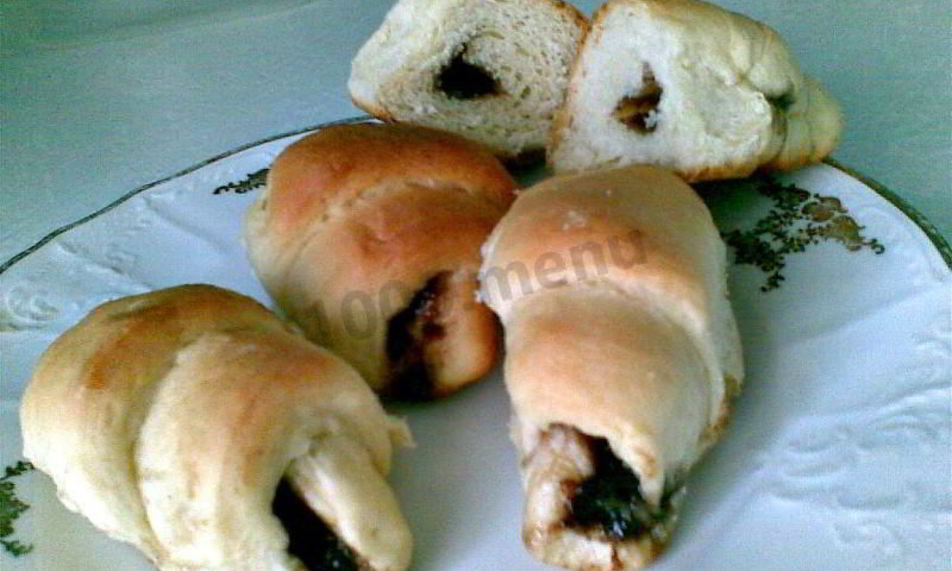 Рецепт булочек-пальчиков с повидлом