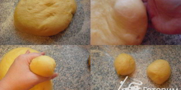 дрожжевые рулетики с яблочным повидлом