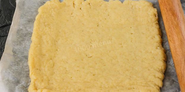 песочная полоска с повидлом