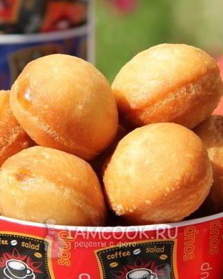 Пончики с повидлом