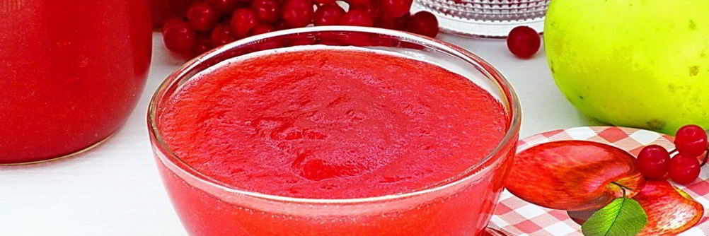 Повидло из яблок и калины