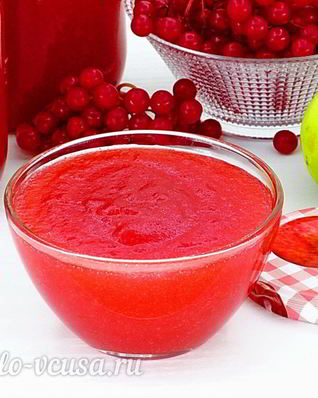 Повидло из яблок и калины