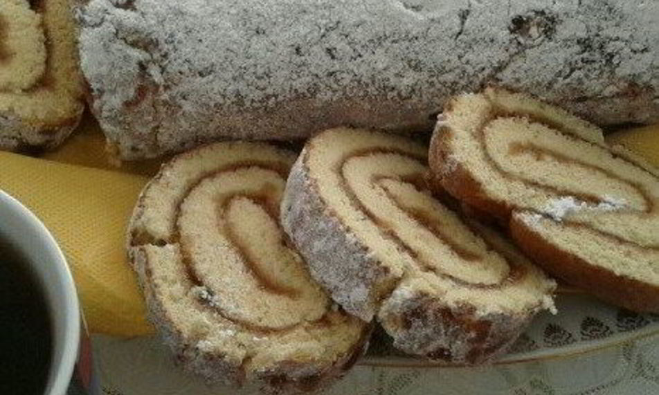 Рецепт рулета с яблочным повидлом