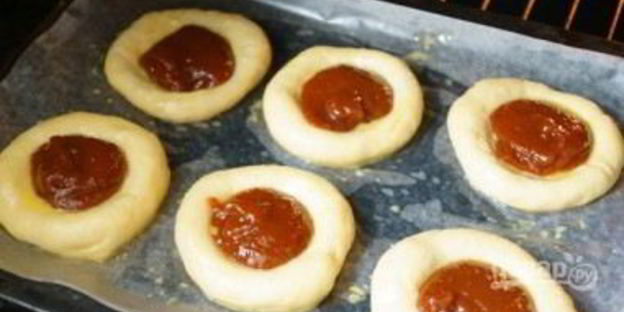 тесто для ватрушек с повидлом