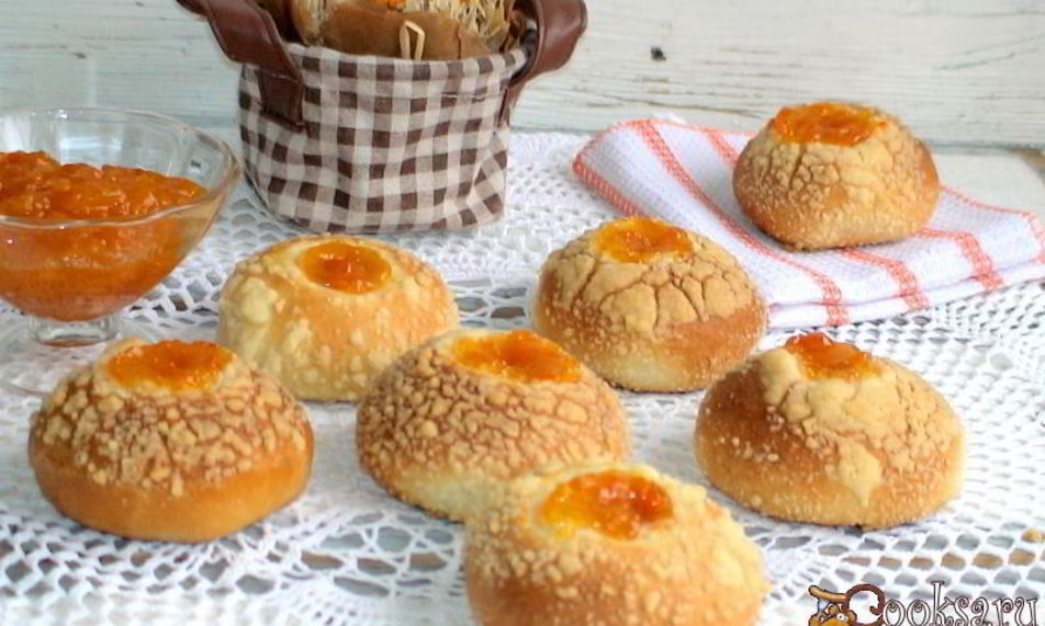 Рецепт выборгской сдобы с повидлом