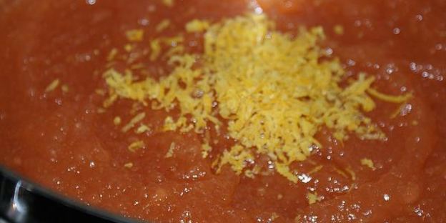 яблочное повидло с красной смородиной