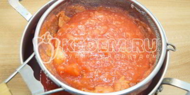 яблочное повидло с малиной