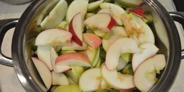 яблочное повидло с цитрусами