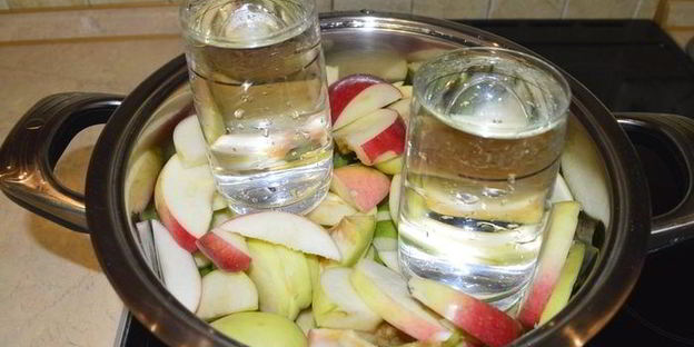 яблочное повидло с цитрусами