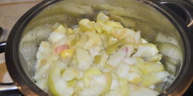 яблочное повидло с цитрусами