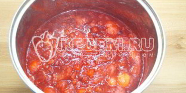 яблочное повидло с вишней бабушкино