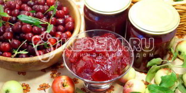яблочное повидло с вишней бабушкино