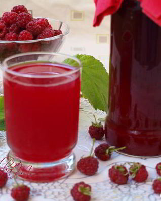 Сок из малины на зиму