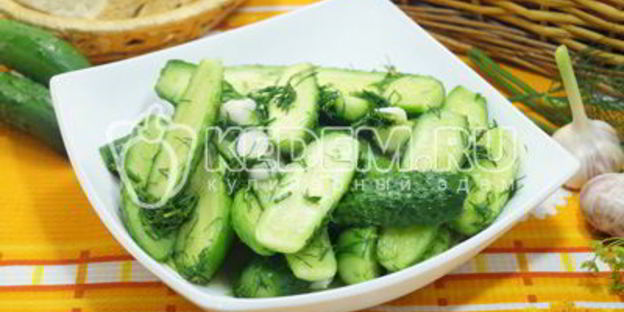 быстрые малосольные огурцы