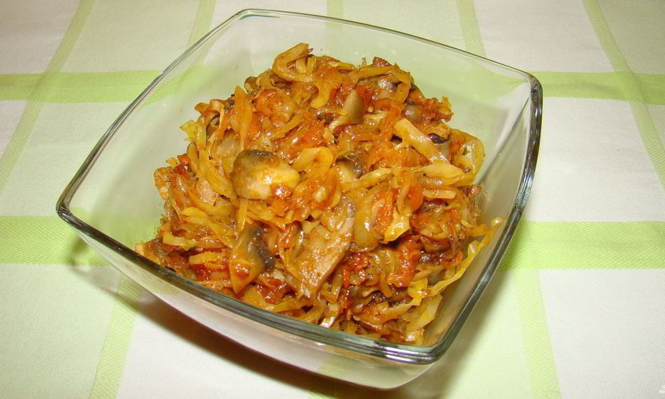 Рецепт кислой капусты с грибами