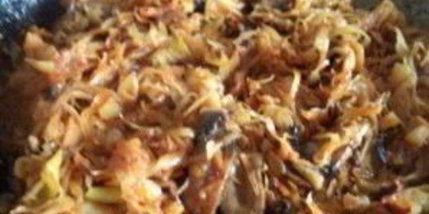 кислая капуста с грибами