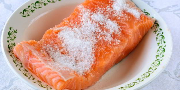 малосоленая семга