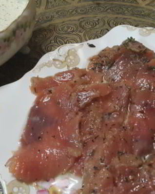 Малосоленый лосось по-скандинавски