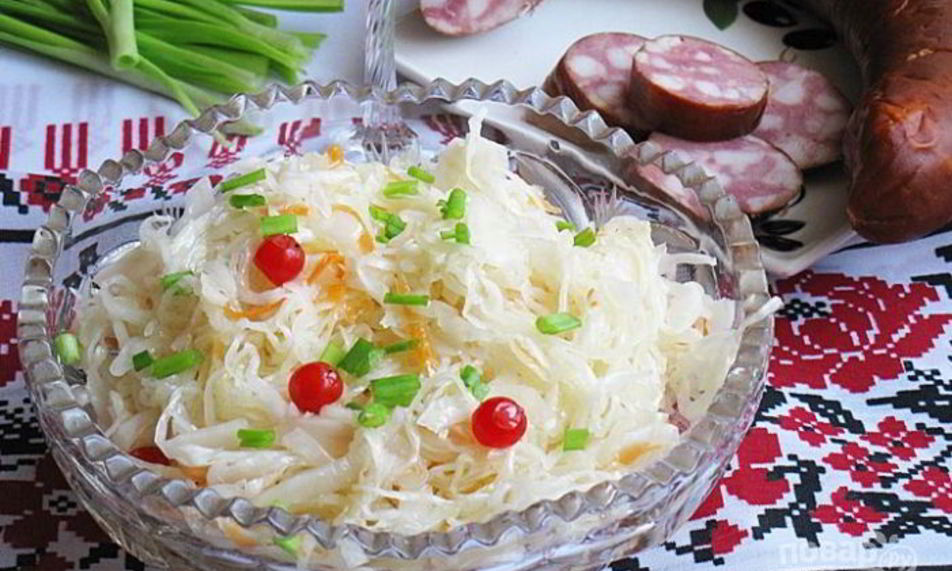 Рецепт малосольной квашеной капусты