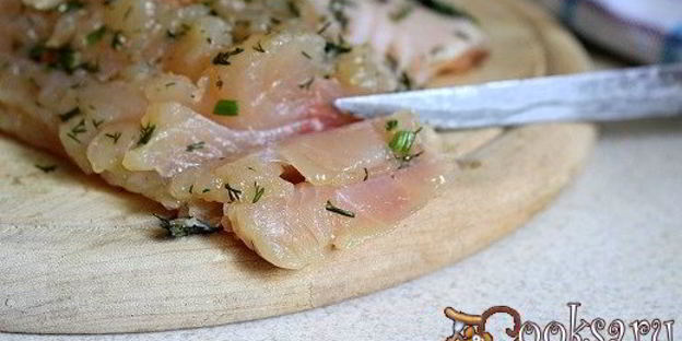 малосольный балтийский лосось