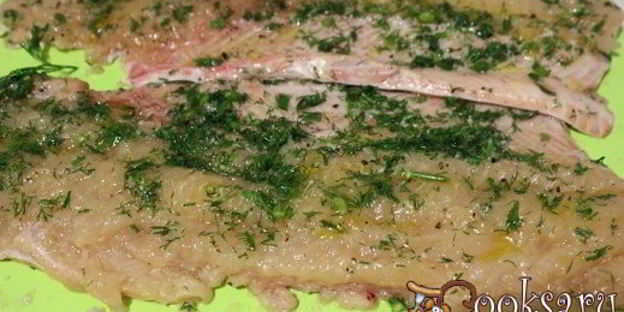 малосольный балтийский лосось